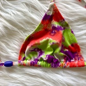 [54] TOPSHOP Tie-Dye Color Bikini Top